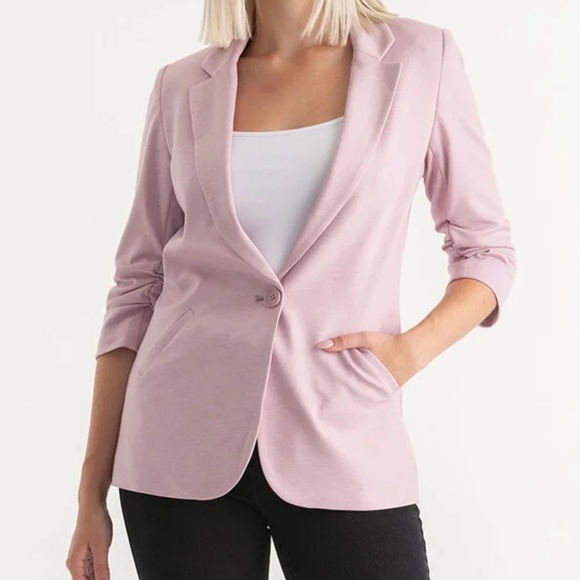 NWOT Ricki's Purple Blazer with 3/4 Length Sleeves - Picture 1 of 5